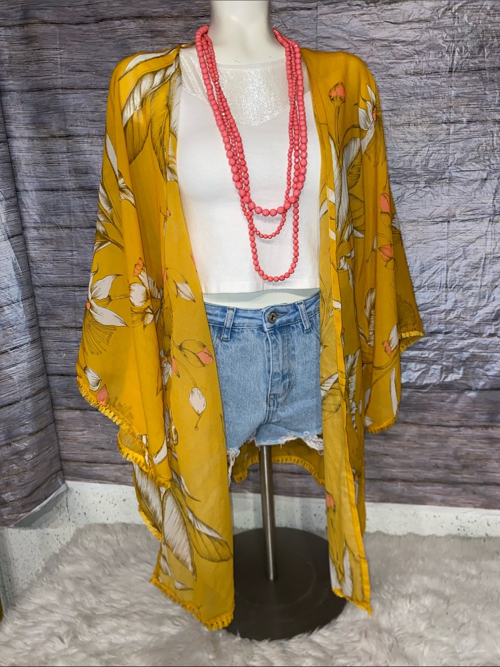 Express Floral Kimono Top